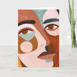 Geo Face Upclose Kaart