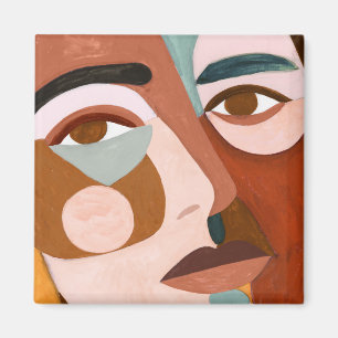 Geo Face Upclose Magneet