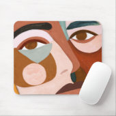 Geo Face Upclose Muismat (Met muis)