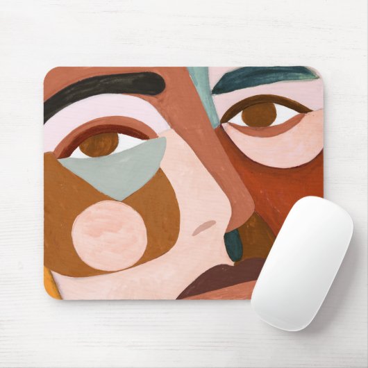 Geo Face Upclose Muismat (Met muis)