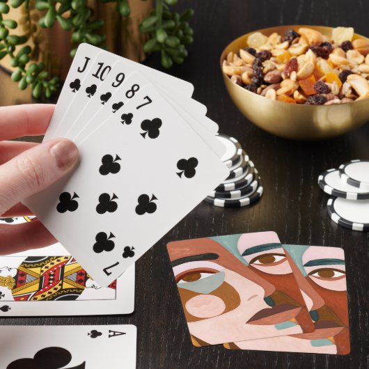 Geo Face Upclose Pokerkaarten (Insitu)