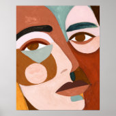 Geo Face Upclose Poster (Voorkant)