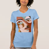 Geo Face Upclose T-shirt (Voorkant)