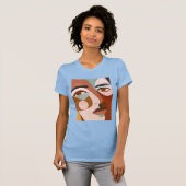 Geo Face Upclose T-shirt (Voorkant volledig)