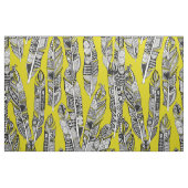 Geo Feathers Chartreuse Stof (Fat Quarter)