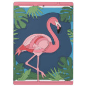 Geo Flamingo Puzzel Klembord (Achterkant)