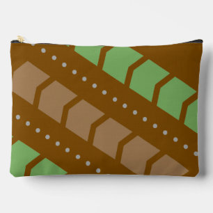 Geo Green Arrows Patroon Ritssluiting Zakje Etui