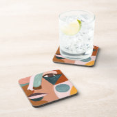 Geo Half Face Bier Onderzetter (Rechterzijde)