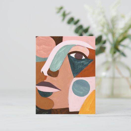 Geo Half Face Briefkaart (Staand voorkant)