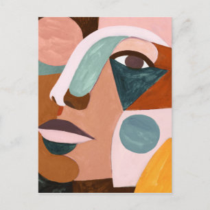 Geo Half Face Briefkaart