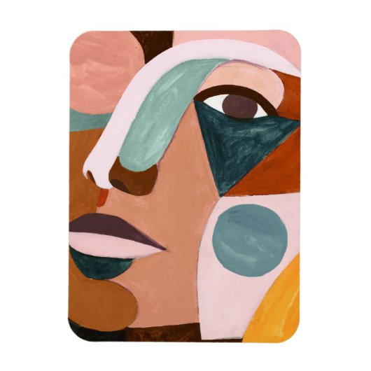 Geo Half Face Magneet (Verticaal)