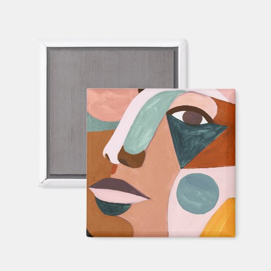 Geo Half Face Magneet (Voorkant / Achterkant)