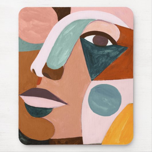 Geo Half Face Muismat (Voorkant)