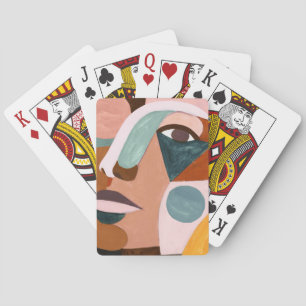 Geo Half Face Pokerkaarten