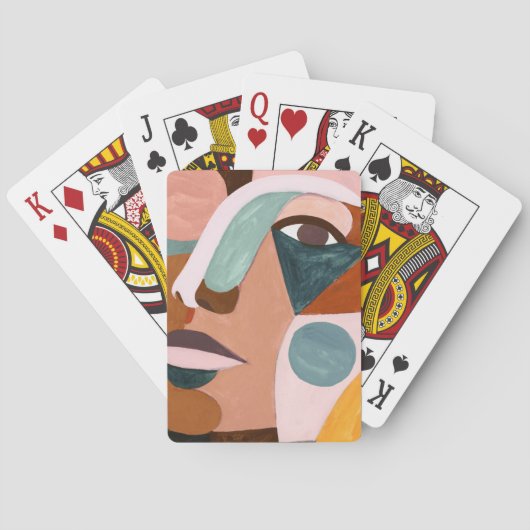Geo Half Face Pokerkaarten (Achterkant)