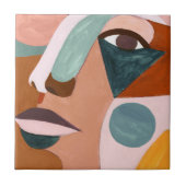 Geo Half Face Tegeltje (Voorkant)