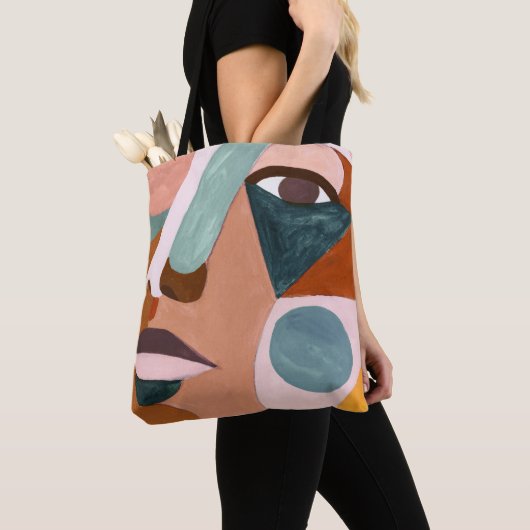 Geo Half Face Tote Bag (Dichtbij)