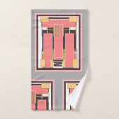 Geo-handdoekset midden bad handdoek (Handdoek)