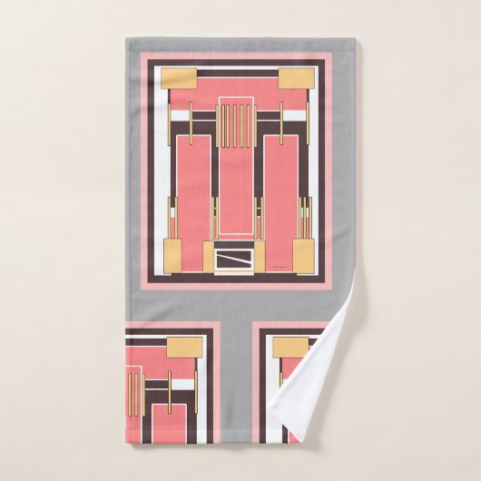 Geo-handdoekset midden bad handdoek (Handdoek)