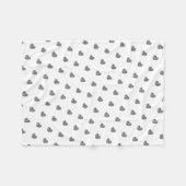 Geo Heart Icon Pet Fleece Deken (Voorkant (Horizontaal))