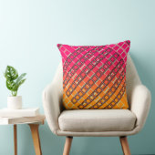 Geo Herhaal Kleuren Kussen (Stoel)