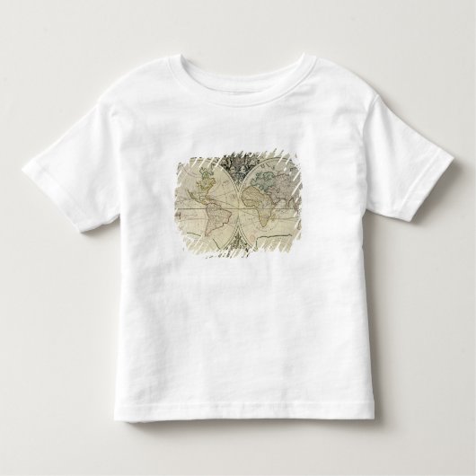 Geo-Hydrografisch Mappamonde Kinder Shirts (Voorkant)