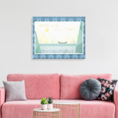 Geo I | Vaak zwendelaar, vaak Canvas Afdruk (Insitu (Woonkamer))