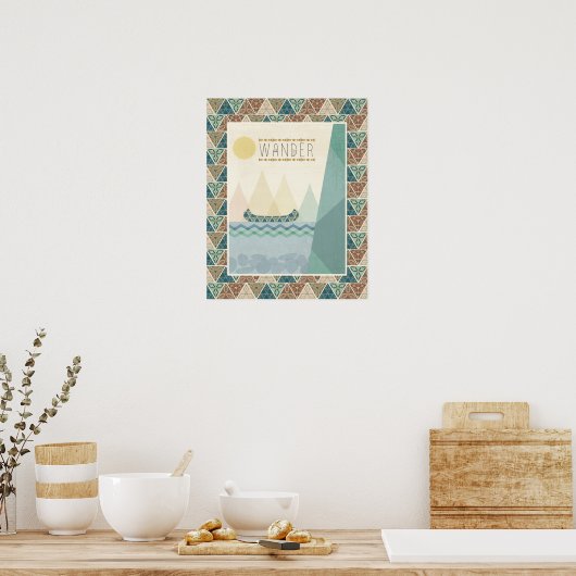 Geo III buiten | Wander Poster (Keuken)