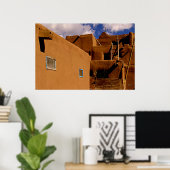 Geo Ik probeer door JLH te drukken Poster (Thuiskantoor)