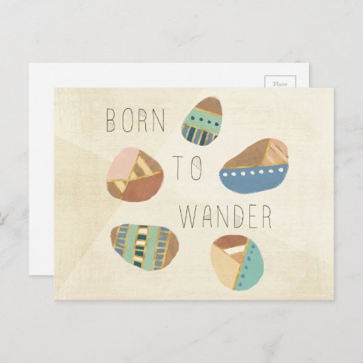 Geo IX buiten | Geboren in Wander Briefkaart (Voorkant / Achterkant)
