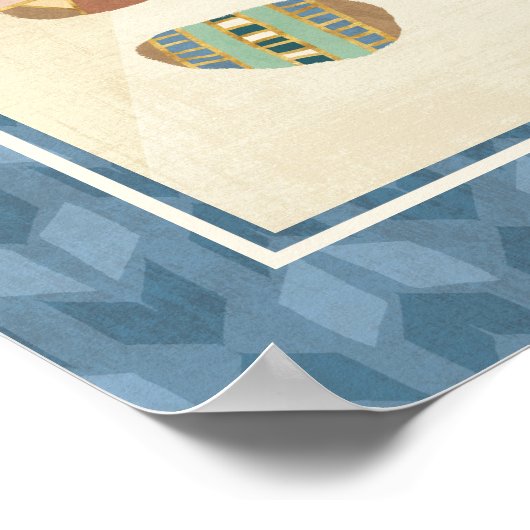 Geo IX buiten | Geboren in Wander Poster (Hoek)