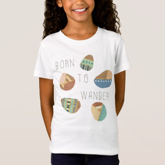 Geo IX buiten | Geboren in Wander T-shirt (Voorkant)