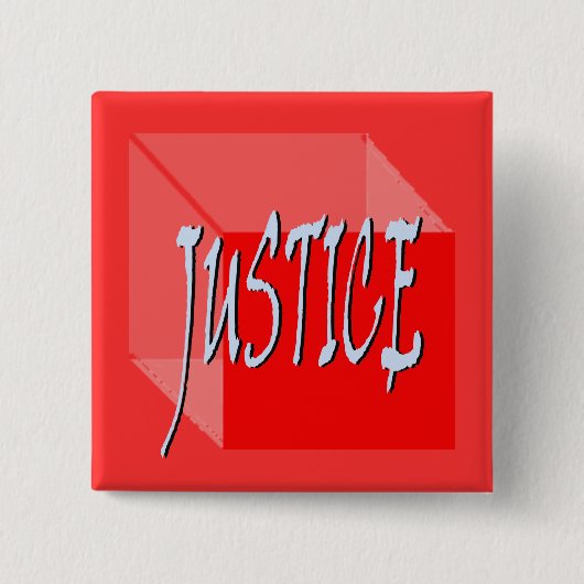 Geo Justice Square Button (Voorkant)