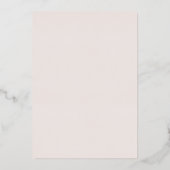 Geo Lijst Folie Editable Color Wedding Invitation  Uitnodiging (Achterkant)