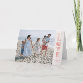 Geo Love Valentijnsdag Fotokaart - Salmon Aankondiging