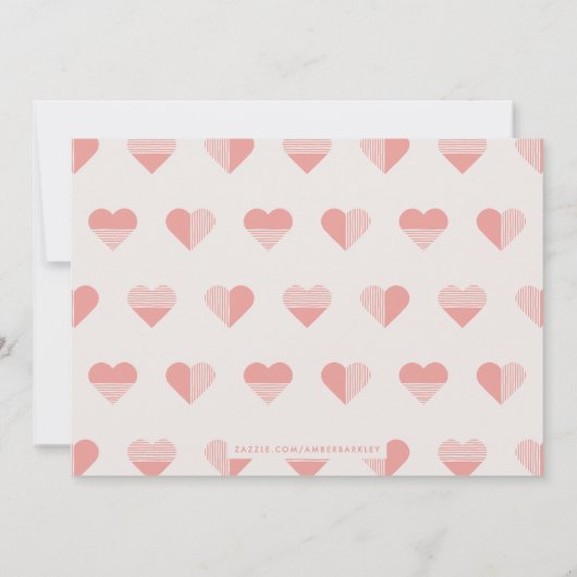 Geo Love Valentijnsdag Fotokaart - Salmon Kaart (Achterkant)