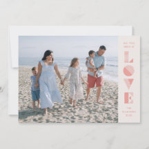 Geo Love Valentijnsdag Fotokaart - Salmon