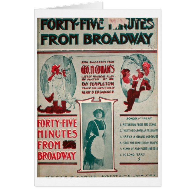 Geo. M. Cohan 45 minuten van Broadway (Voorkant)