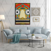 Geo Magnificant Tribal Canvas Afdruk