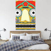 Geo Magnificant Tribal Canvas Afdruk (Insitu (Slaapkamer))