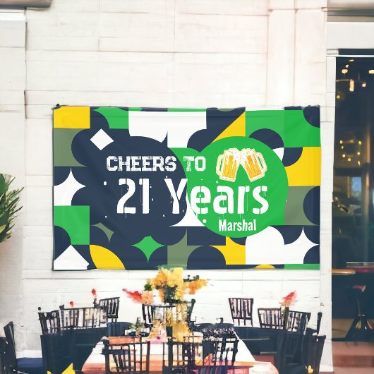 Geo Minimal Art Spandoek