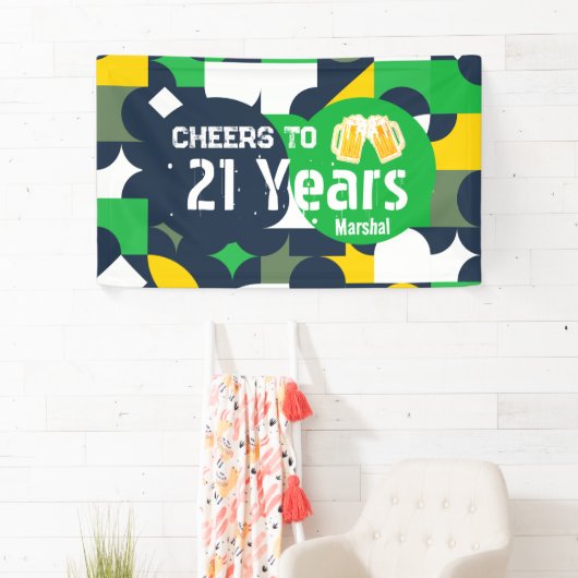 Geo Minimal Art Spandoek (Insitu)