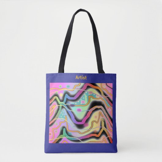 Geo Mix Artiest Tote Bag (Voorkant)