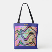 Geo Mix Artiest Tote Bag (Achterkant)