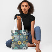 Geo monochrome tote bag