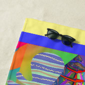 Geo Octopus Strandlaken (In situ)