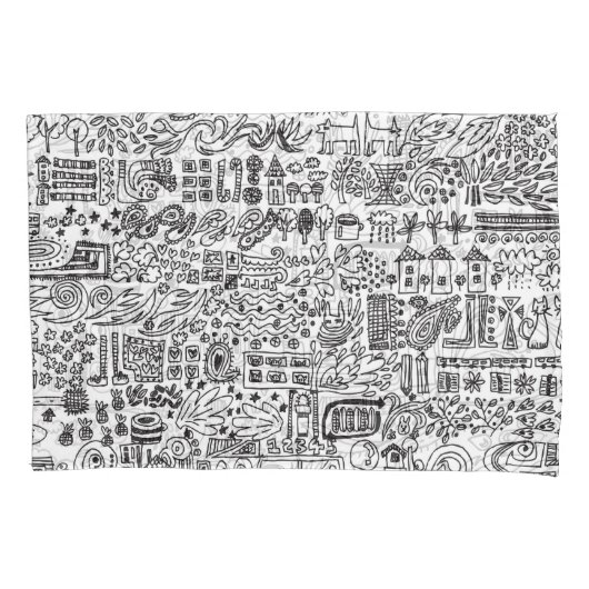 Geo ontwerp abstract patroon. kussensloop (Voorkant)