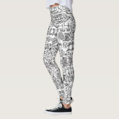 Geo ontwerp abstract patroon. leggings (Links)