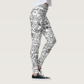 Geo ontwerp abstract patroon. leggings (Rechts)