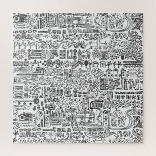 Geo ontwerp abstract patroon. legpuzzel